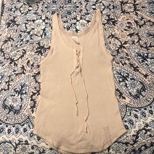 NWOT Free People tan tank top